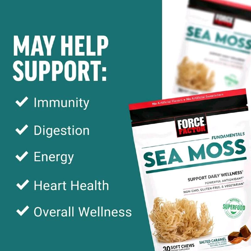 Description Support Daily Wellness Powerful Antioxidant Non-Gmo, Gluten Free, & Vegetarian Natural Superfood - Plant-Based Ingredient Dietary Supplement Kosher Dairy Unleash Your Potential Sea Moss Loaded with More than 90 Minerals and Antioxidants, Iri