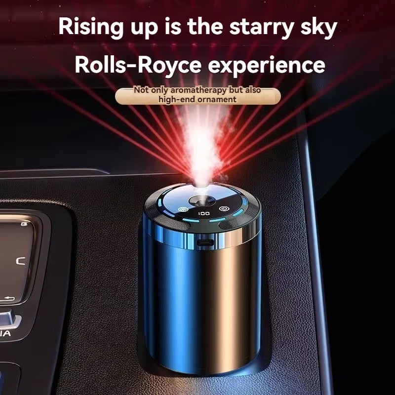 Smart Car Air Freshener Level 5 Adjustable USB Charging Car Fragrance Diffuser Air Freshener Essential Oil Fragrance Gift