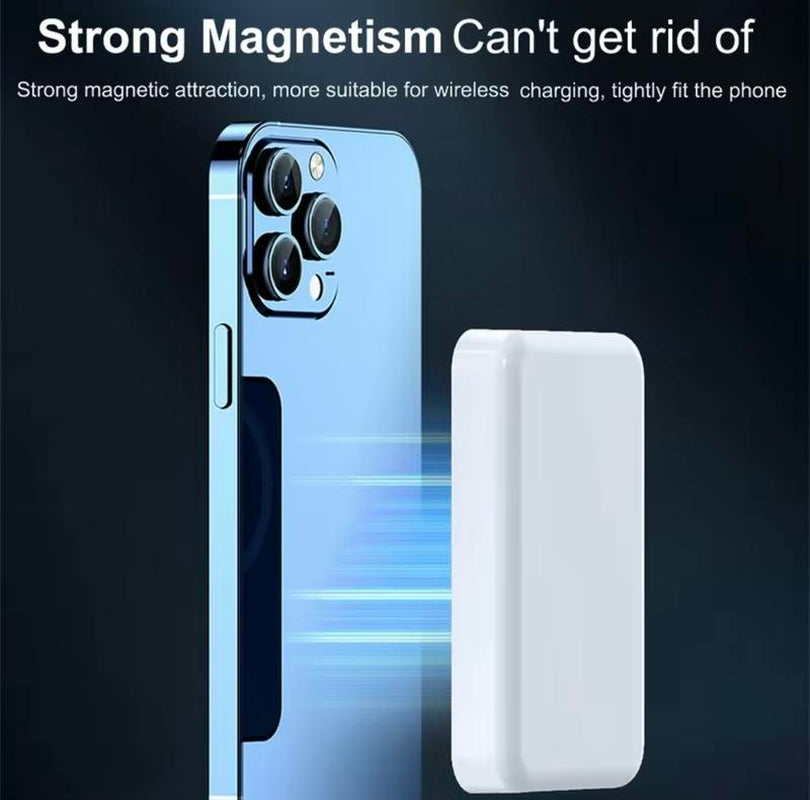 Wireless Magnetic Power Bank for Portable Charger, 5000Mah/10000Mah Charging , Slim Phone Battery Pack for Iphone 16/15/14/13/12/11Promax Smartphone